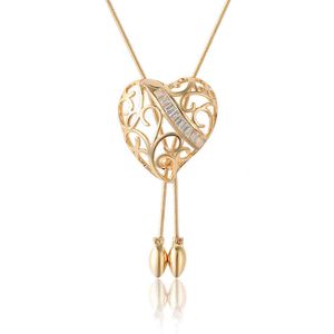 44848 Xuping Jewelry 18K gold Plating Fashion Heart shaped Necklace, heart necklace