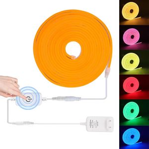 Strisce Neon Light 12V LED Strip SMD 2835 120LEDs/m Corda flessibile Blu Rosso Verde Rosa Viola Nastro impermeabile DimmableLED