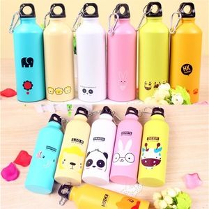 Cute Water Bolttle 500 ML Lovely Animals Creative gift Outdoor Portable Sports Cycling Camping Hiking School Kids Water Bottle 220418