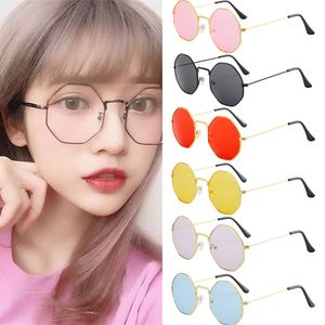 Sunglasses Octagonal Irregular Sun Glasses Designer Travel Glasses Student Multilateral Flat Lens Sunscreen Shades European American Fashion Eyeglasses B57