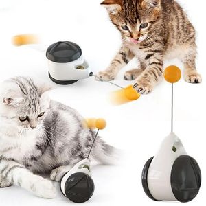 Cat Toys Kitten Wobble Wheel Catmint Ball Gioco divertente Giocattolo interattivo Articoli per animali domestici