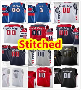 NCAA Stitched Basketball Bradley 3 Beal Jerseys Kyle 33 Kuzma Kentavious 1 Caldwell-Pope Kristaps 6 Porzingis Rui 8 Hachimura Deni 9 Avdija