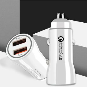 QC3 クイックカー充電器USB PDインターフェイスiPhone Xiaomi Car Adapterの高速充電