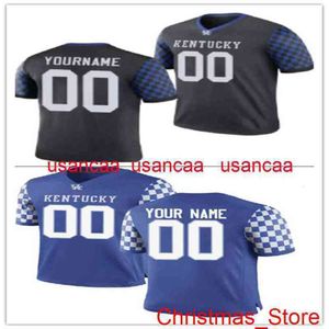 تطريز مخصص Kentucky Wildcats لكرة القدم قميص أي اسم رقم الرجال شباب النساء XS-5XL 6XL Jersey