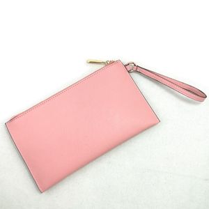 brand designer women wristlets wallets high quality clutch bags phone men car key wallet bags Credit card holders Coin Purses zipper pu leather 7 colors 064ap4