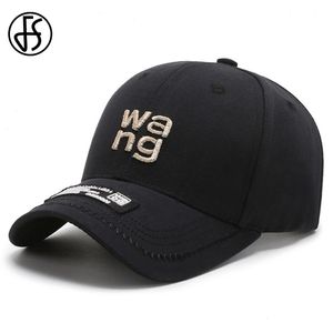Stilvolle schwarze Marke Baumwolle Sommer Baseball Caps für Frauen einfache Hip Hop Cap Outdoor Sports Golf Hüte Knochen Trucker Hut