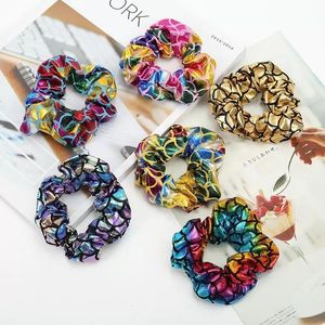 6 Colors Women Girls Mermaid Elastic Hair rope Ties Accessories Ponytail Holder hairbands Rubber Band