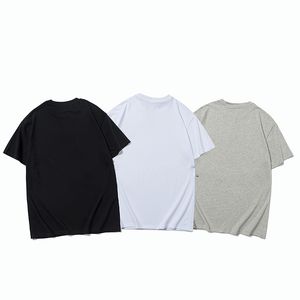 2022 MENS T shirt Half Sleeve Cotton Back Letters Oversize T shirt Summer Style Men Tshirt Tees Streetwear