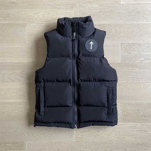 Autumn and winter new men's and women's sleeveless Trapstar down jacket jacket cotton Broad high-quality vest short warm streetwear