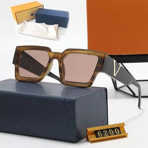 High Quality Brand Woman Sunglasses imitation Luxury Men Sun glasses 6200 UV Protection men Designer eyeglass Gradient Fashion women spectacles with boxs