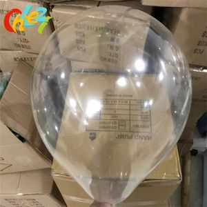 100 шт. Высококачественный прозрачный латексный воздушный шар 12 -дюймовый 2,8 высокая прозрачность Ballon Birthday Guted Wedding Coremer Dear T200526