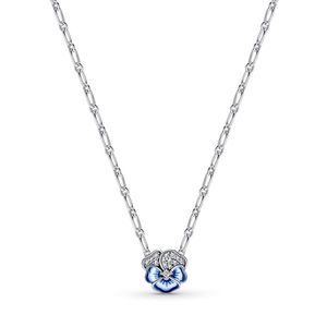 2022 neue Mode 100% 925 Sterling Silber 390770C01 Charm Anhänger Halsketten Frauen Halsketten Großhandel Schmuck Geschenke