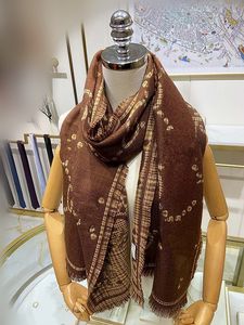 Hochwertige Schals für Damen, Winter-Herrenschal, luxuriöse Pashmina, warme, modische Schals aus Wolle und Kaschmir, mit Box, Geschenktüte und Empfangsetikett