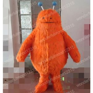 Halloween Orange Bear Mascot Costumes Carnival Hallowen presenter Vuxna Fancy Party Games outfit Holiday Celebration Cartoon Character Outfits