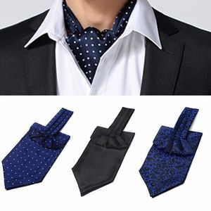 Bow Ties Trendy Retro Business Necessities Scarf Luxury Gentlemen Printing Cravat Suit Silk Wedding Formal Cravatbow