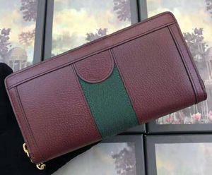 2022 5A 1961 Long Wallet Purse 가죽 지퍼 파우치 카드 슬롯 크로스 바디 백 Jackie Bamboo F7IT# G Ophidia Chain Bag264U