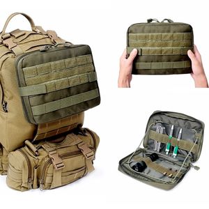 Militär Tactical Molle First Aid Pouch Outdoor Sport Nylon Multifunktion Ryggsäck Tillbehör Armé EDC Hunting Tool Bag 220727