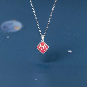 Pendant Necklaces Perfect For Women Top Quality Retail Red Fire Opal Silver Stamped Necklace Fashion Jewelry OPS541Pendant
