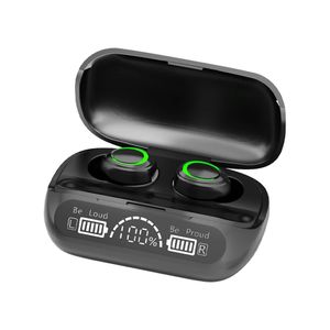 XG02 TWS sem fio Bluetooth 5.1 fones de ouvido em fones de ouvido estéreo e fones de ouvido apartáveis ​​com microfones com microfones com microfone