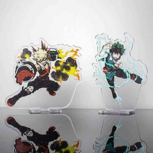 My Hero Academia Acrylic Stand Midoriya Bakugou Todoroki Shouto Allt Karaktär Anime Boku Ingen Hero Academia Akryl Figurer AA220318