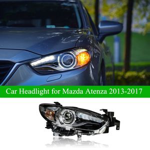 Araba Mazda için Gündüz Kafa Işığı Mazda Atenza LED Far Montajı 2013-2017 Dinamik Dönüş Sinyal Lambası