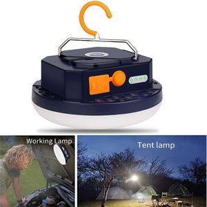 LED-Camping-Lichter, 7200 mAh, Zeltlampe, wiederaufladbar, tragbar, Notfall-Nachtlicht, Outdoor-Idee für Arbeit, Camping, Zuhause, Geschenk