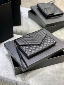 Designer Bag Clutch Bag Envelope Wallet Kvinnor Handväskor Real Leather Chain Classic Purse Women's Luxury Designers Handbag Superior Leverantörer