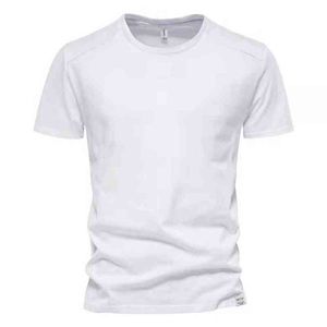 Men's T-shirts Short Sleeves Tops Tees New Summer New Tshirts 100% Cotton T Shirt For Men O-neck Soild Color Basic Men Clothes L220622 L220622