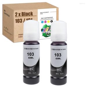 Ink Refill Kits Compatible For 103 103BK 101/103 Work In L1110 L3100 L3150 L3160 L4150 L4160 L5190 L6170 PrintersInk KitsInk Roge22