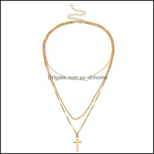 Подвесные ожерелья подвески ювелирные изделия S862 Европа модное женское ожерелье Mti-слойные цепочки.