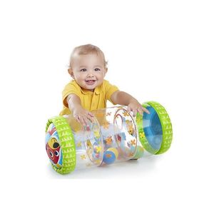 Uppblåsbar babyaktivitet Crawling Roller Toy med rattle och boll Tidig pedagogisk spädbarnsleksak Nybörjare Crawl längs Babies Games 220531