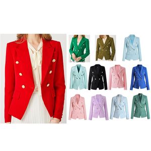 Womens Suits & Blazers Woman Office Suit Jacket Formal Outfit Pockets Sequins Animal Print Design Lady Outwear Plus Size S-XXL 22 Models For Options