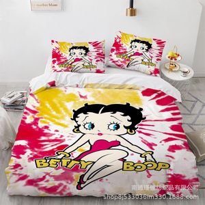 Bettwäsche Sets Anime Betty Troll Puppe LeProcauns Set Single Twin Full Queen King Size Bett Aldult Kinder Schlafzimmer Duvetcover d Bedding