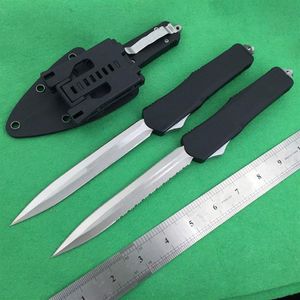 Wholesale action plus resale online - PD A07 plus long venom blade double action models Hunting folding fixed blade Pocket Knife Survival Knife Xmas gift2236