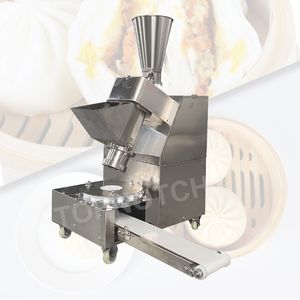 Macchina per panini ripieni al vapore automatica in acciaio inossidabile Macchina per riempire Baozi da tavolo commerciale Momo Macchine per la produzione di panini
