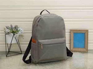 Novo estilo de mochila de design para homens e mulheres, bolsa de mochila de alta qualidade, monogramas de lona de titânio, bolsa de ombro de couro genuíno, bolsa de mão externa, bolsa de laptop