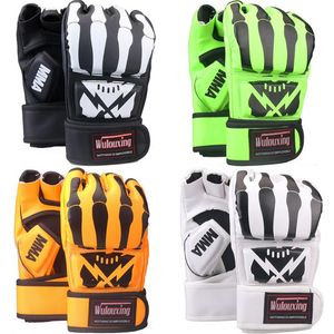 New 4 Colour Half-finger Glove Boxing Gloves Sanda Fighting UFC Fighting Training for Adults Kick Boxing Training Thai Fight Box M263J