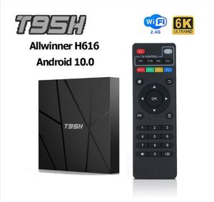 T95H Android 10.0 Smart TV Box 4GB RAM 32GB 64GB ROM Set top box Allwinnner H616 2.4G WIFI 6K HD
