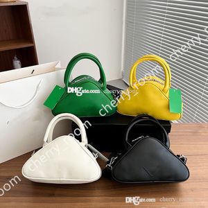 barn designer handväskor söt triangel stil pu barn mode väskor kvinna flickor godis färger avslappnade tillbehör väska F1369