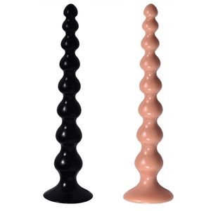 Contas de ânus de 36 cm Bolas anais Ponto G Plugue super longo Próstata Massagem Dilatador Dildo Brinquedos sensuais para mulher, homem, bunda gay