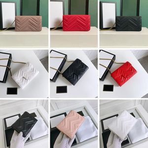 466492 Women Luxurys Designers Mini Wallets Sewing Thread Leather Shoulder Bags Fashion Handbag Woman Chain Crossbody Bag Card Slot Coin Purse