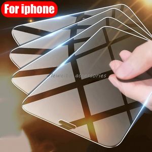 Tempered Glass Screen Protector for iPhone 11 12 13 Pro Max XS XR X 7 8 6 6S Plus