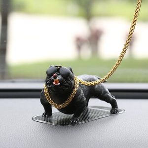 Interiördekorationer Auto Ornament Harts Dog Styling CAR Decoration Accessories No Base Home Desktop Decorinterior