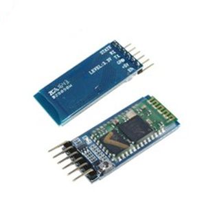 Integrerade kretsar Original L001 50st/Lot HC05 JY-MCU Anti-Rersvers Integrated Bluetooth Serial Pass-Through Module HC-05 Master-Slave 6Pin