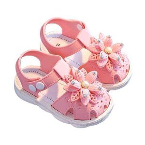 Girls Sandals Summer Children Soft Bottom New Little Girl Princess Shoes Infant Baby Toddler Shoes Kids Shoes Fashion Sandal G220418