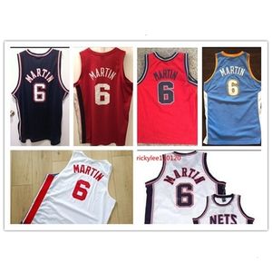 NC01 College Basketball Jersey Vintage New Jersey Kenyon 6 Martin Throwback Jersey Stitched Brodery Custom Made Size S-5XL