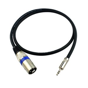 Kabel, 3,5 mm Stereo-Stecker auf Mikrofon, 3-poliger XLR-Klinkenstecker, Lautsprecher-Audio-Verlängerungskabel, ca. 1 m/1 Stück