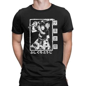 Tquu Mens T-shirty Toji Fushiguro Manga Jujutsu Kaisen T-shirt dla mężczyzn anime vintage tee krótkie koszule Tshirt Harajuku Streetwear