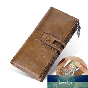 محفظة جلدية أصلية للسيدات محفظة زمنية طويلة من محفظة المحفظة المحمولة المحمولة المحمولة المحمولة