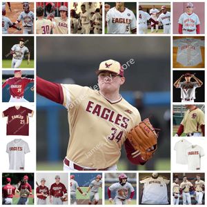 NCAA Stitched Boston College Eagles basebolltröja 1 Luke Gold 2 Travis Honeyman 4 Lucas Stalman 6 Chris Markovich 7 Patrick Roche 8 Vince Cimini 9 Aidan Harrington